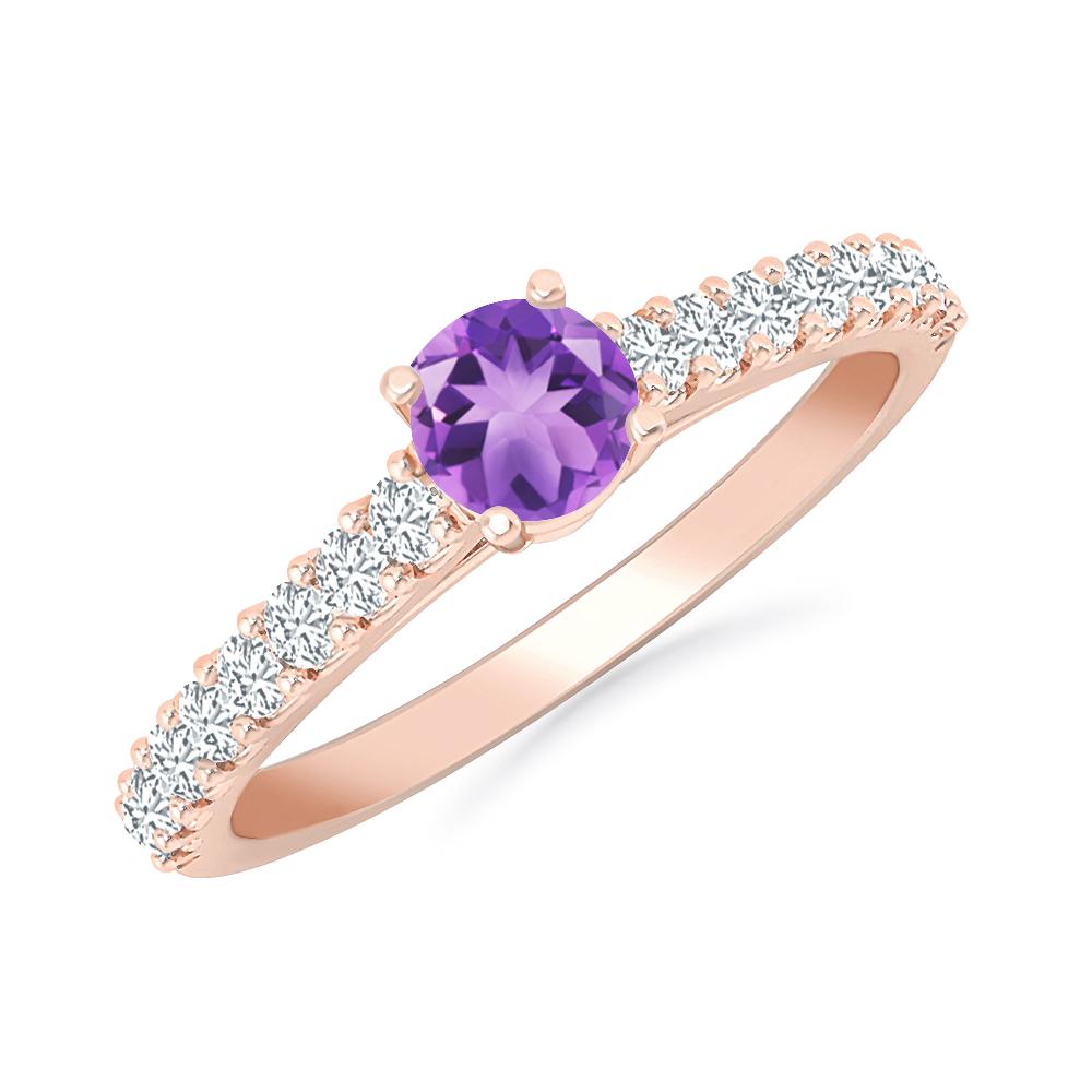 Rose Gold - Amethyst