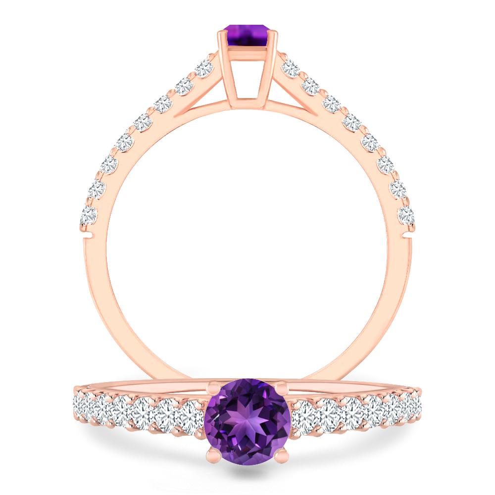 Rose Gold - Amethyst