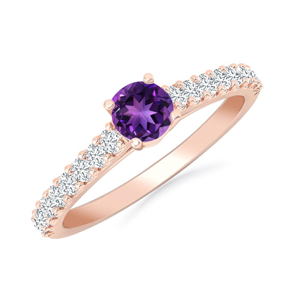 Rose Gold - Amethyst