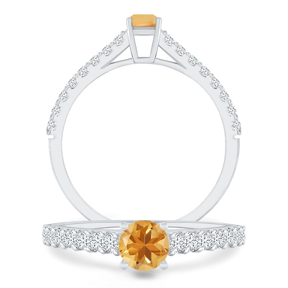 White Gold - Citrine