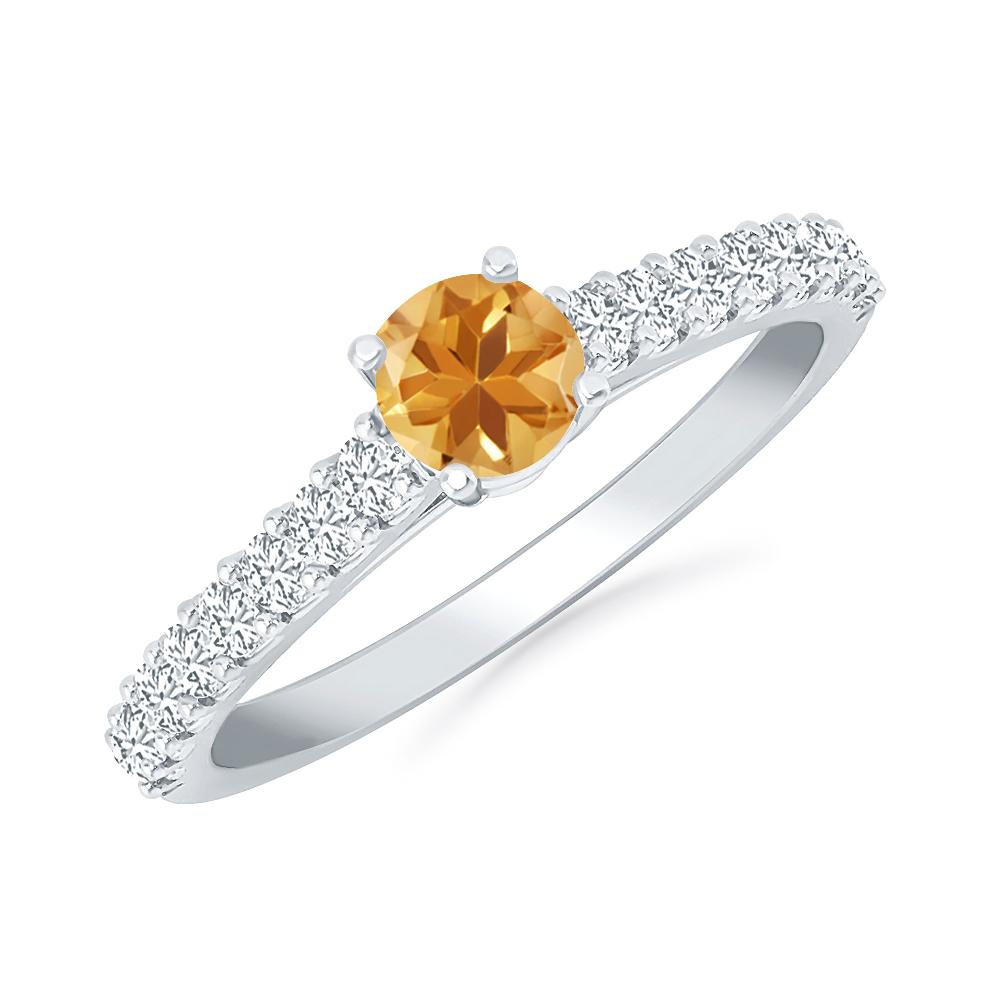 White Gold - Citrine