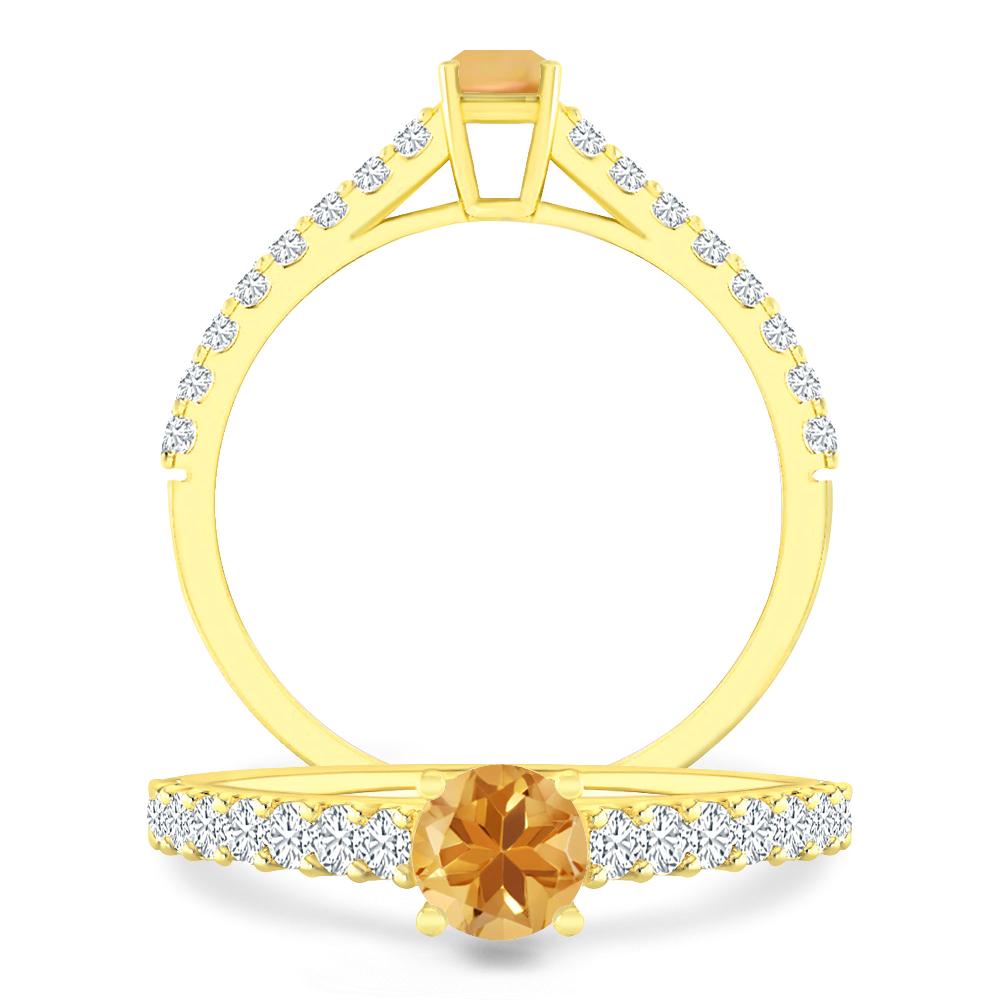 Yellow Gold - Citrine