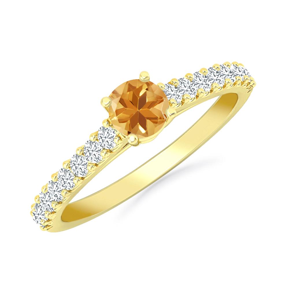 Yellow Gold - Citrine