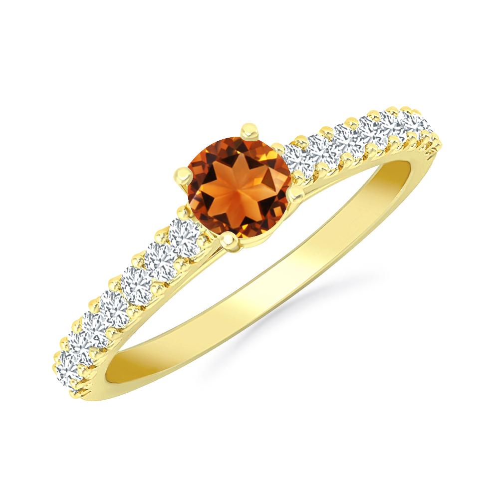 Yellow Gold - Citrine