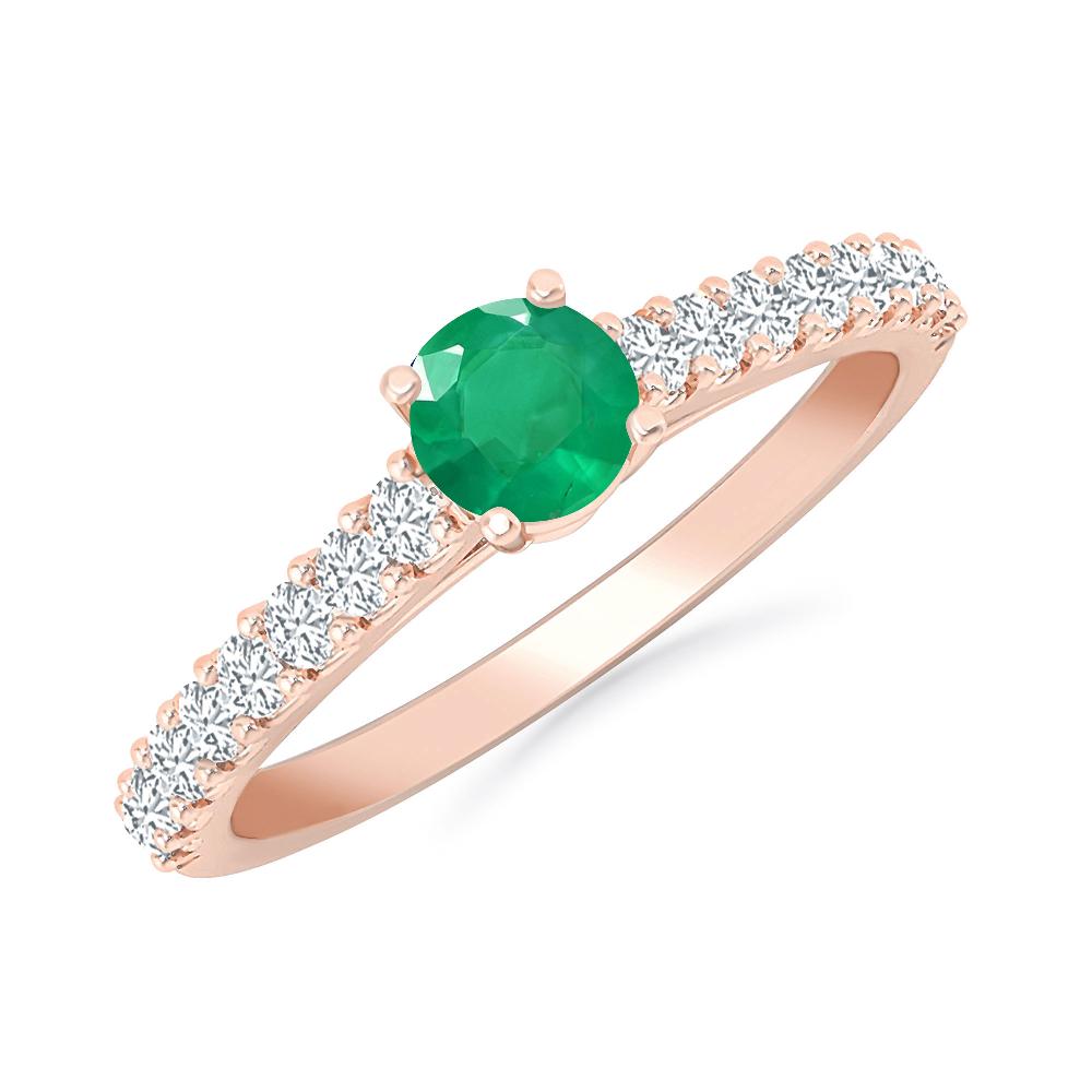 Rose Gold - Emerald