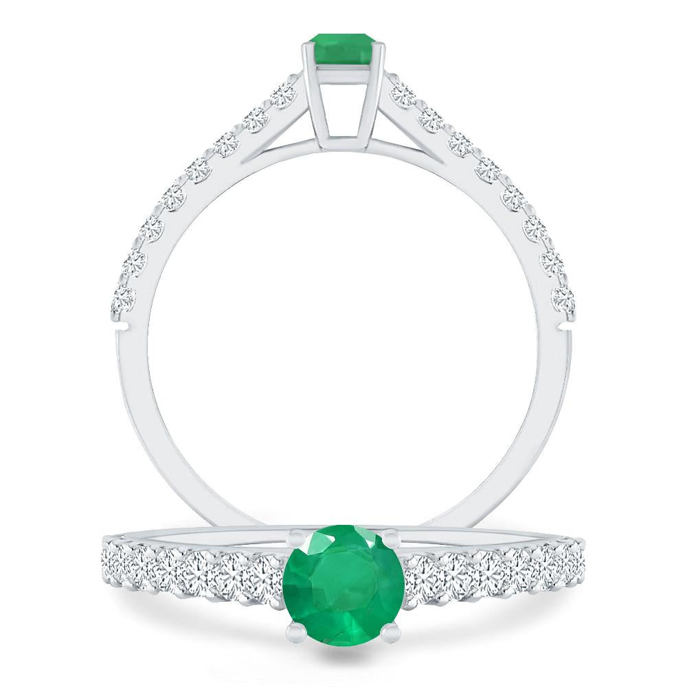 White Gold - Emerald