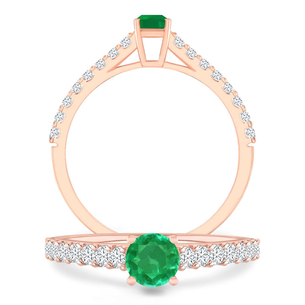 Rose Gold - Emerald