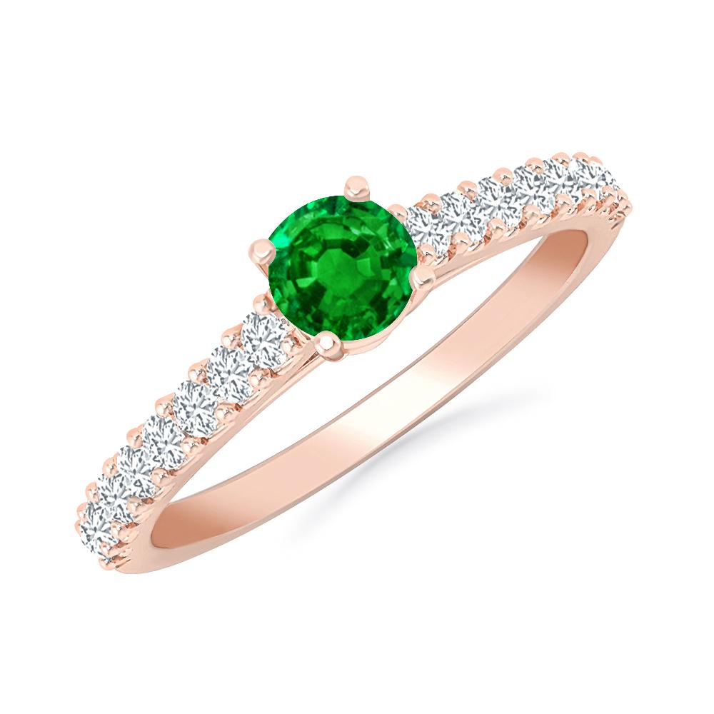 Rose Gold - Emerald