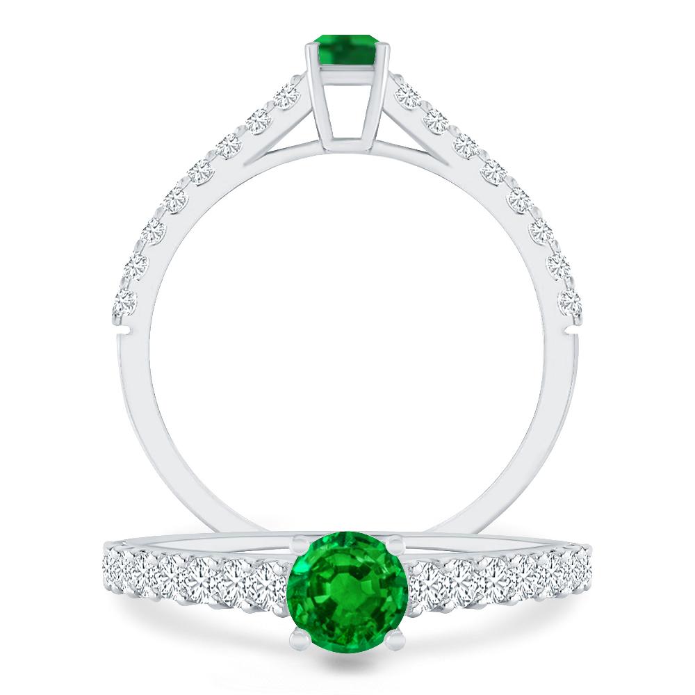 White Gold - Emerald