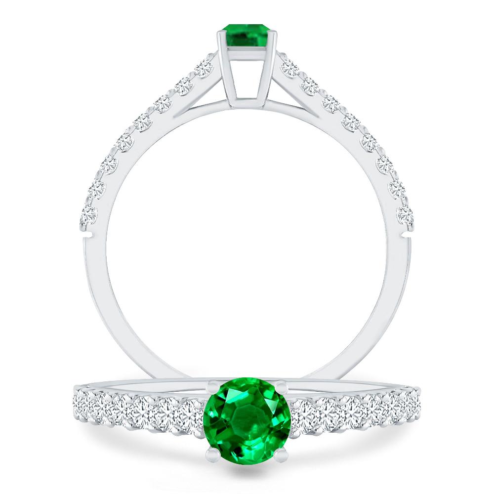 White Gold - Emerald