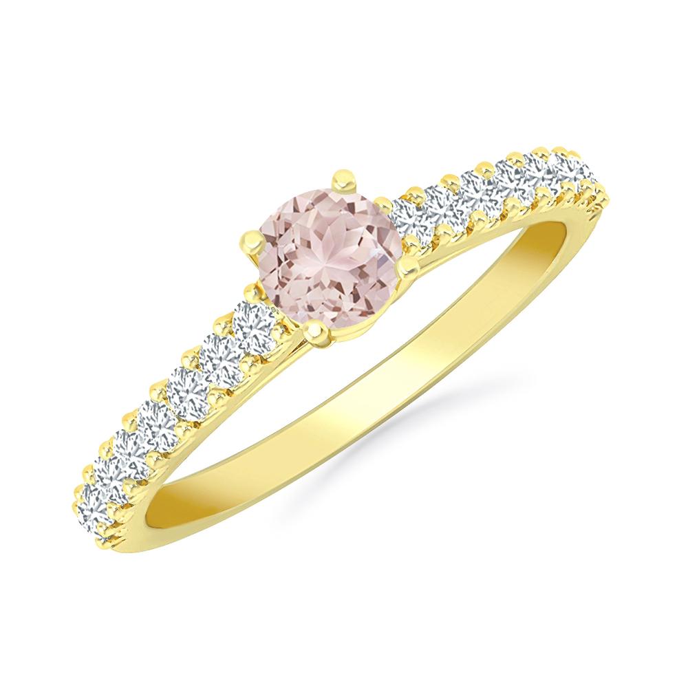 Yellow Gold - Morganite