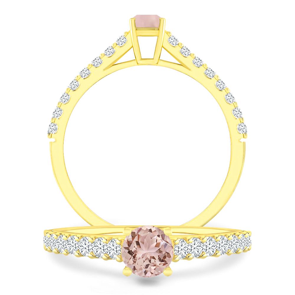 Yellow Gold - Morganite