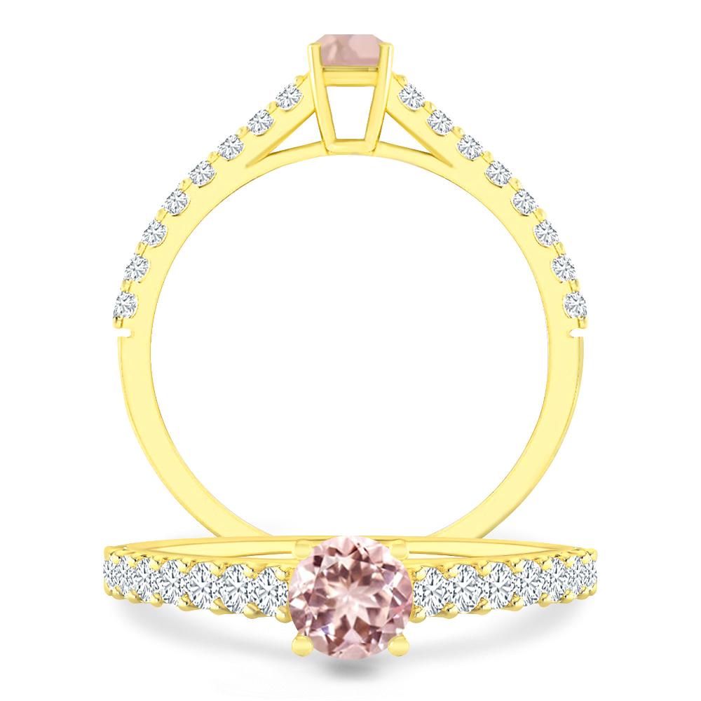 Yellow Gold - Morganite