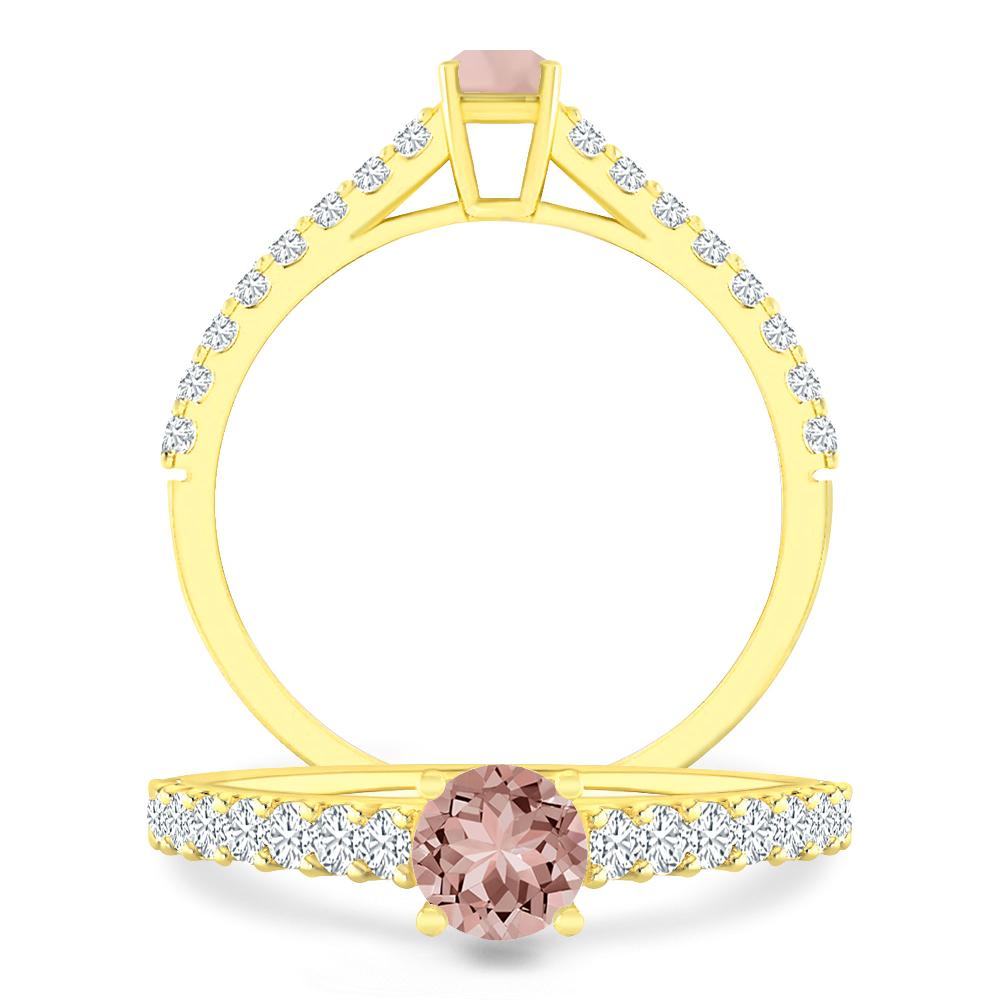 Yellow Gold - Morganite