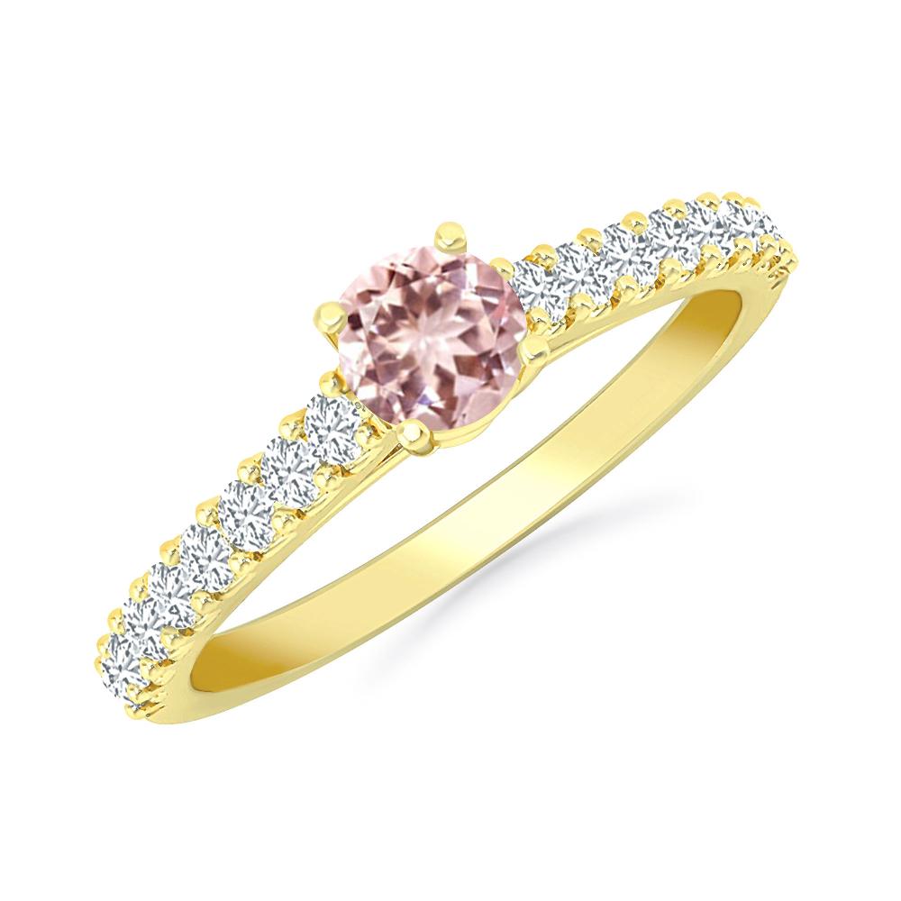 Yellow Gold - Morganite