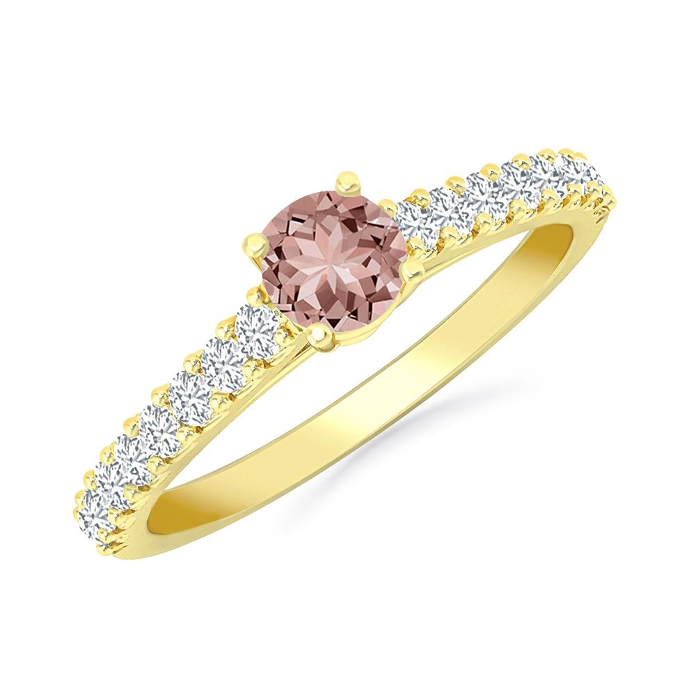 Yellow Gold - Morganite