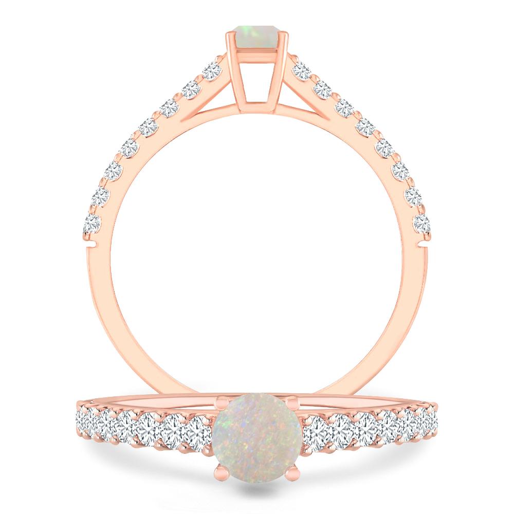 Rose Gold - Opal