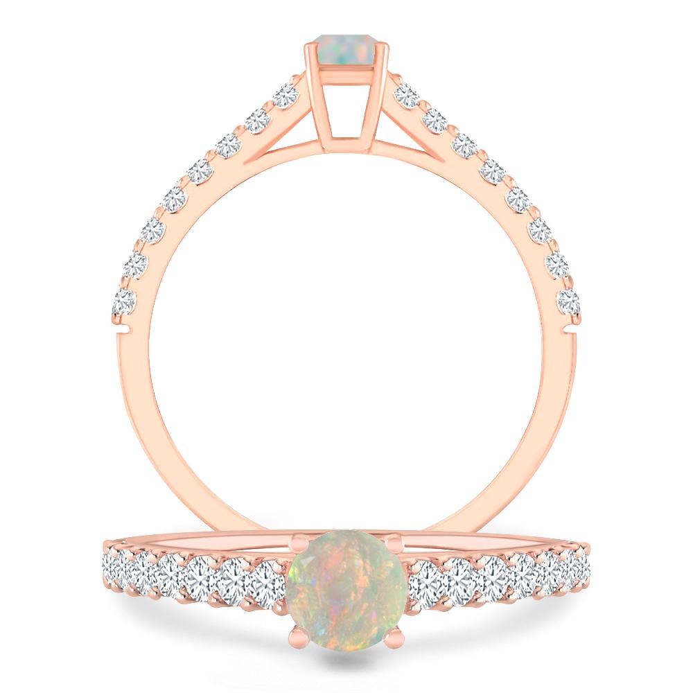 Rose Gold - Opal