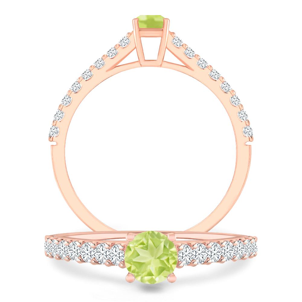 Rose Gold - Peridot