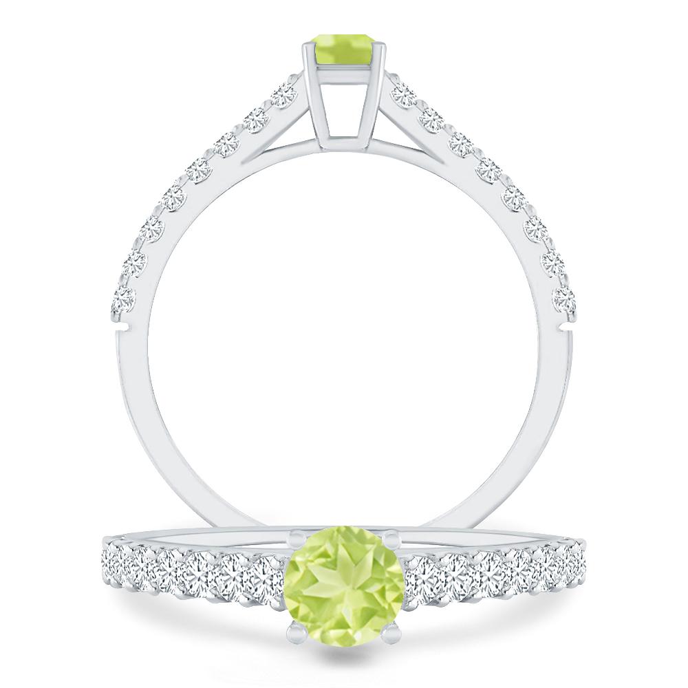 White Gold - Peridot