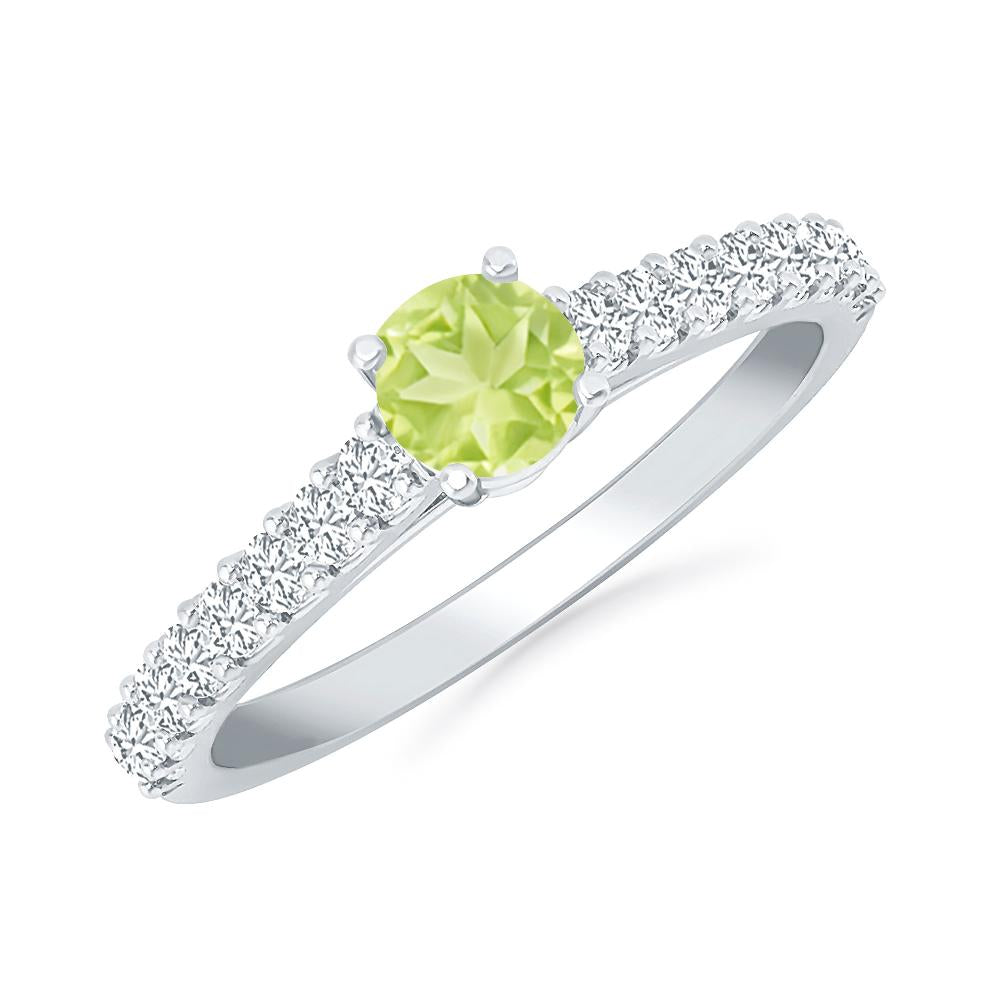 White Gold - Peridot