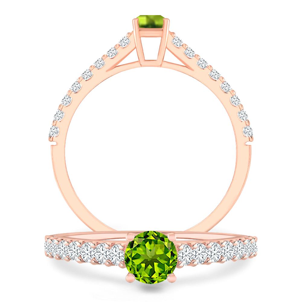 Rose Gold - Peridot