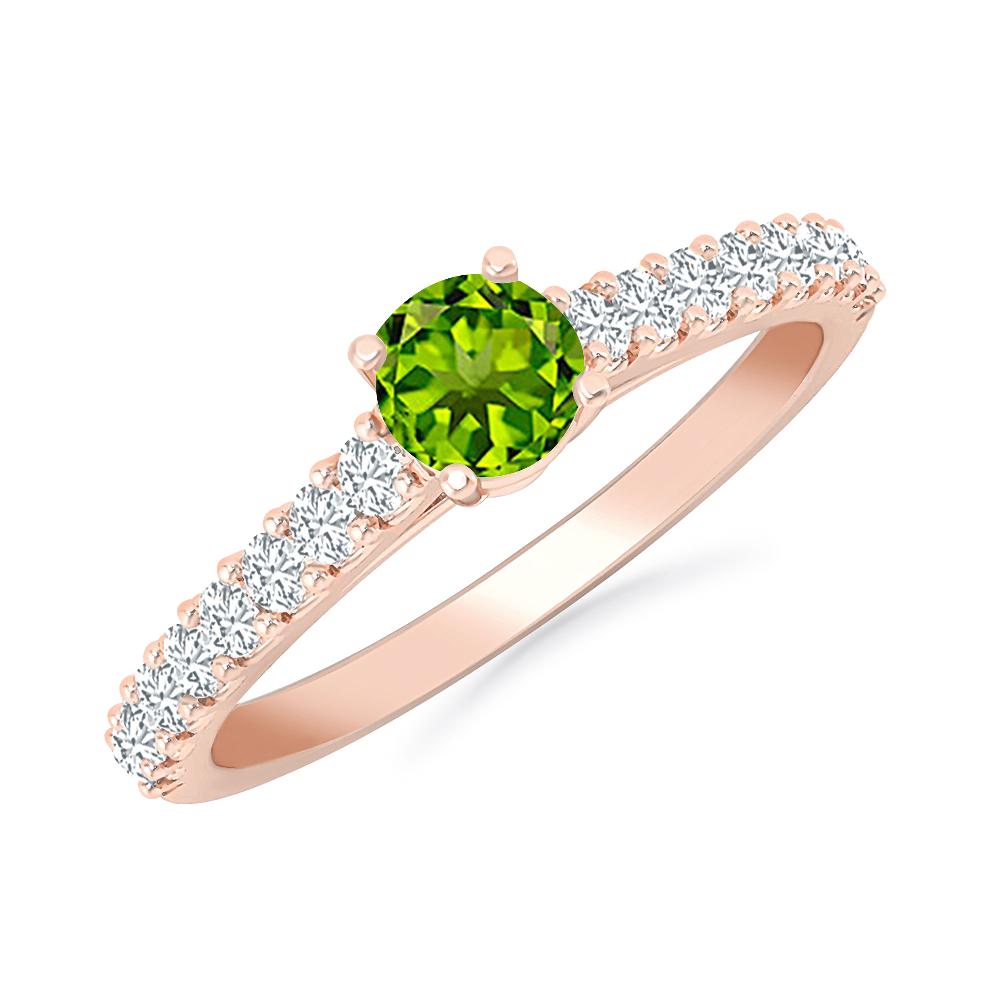 Rose Gold - Peridot