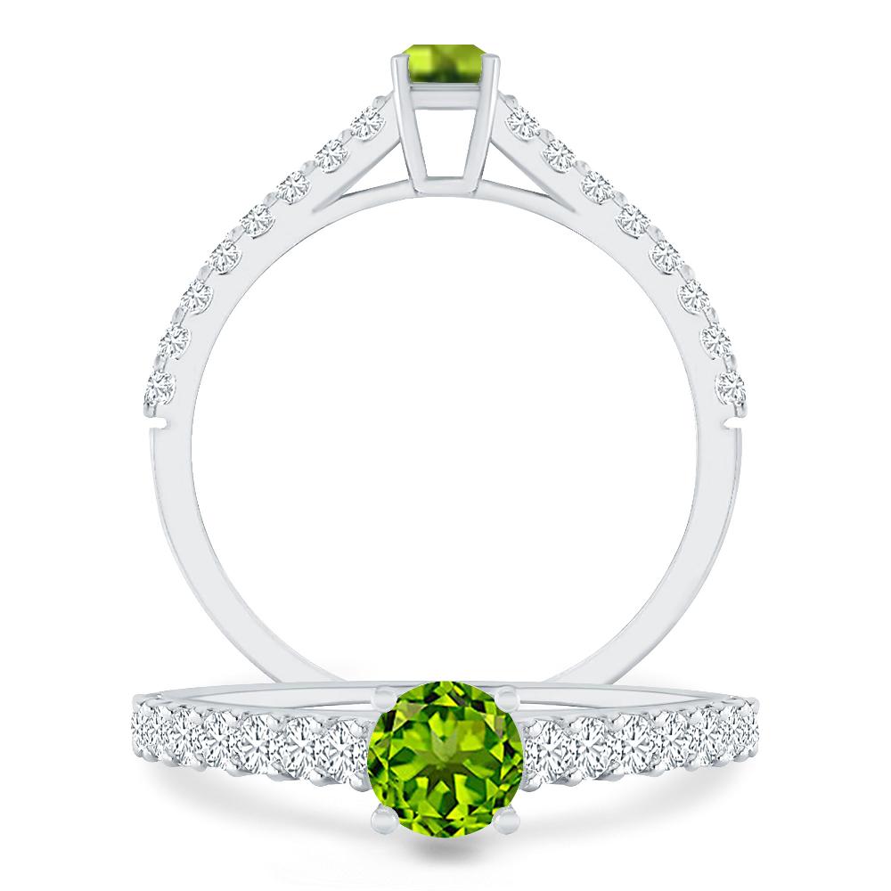 White Gold - Peridot