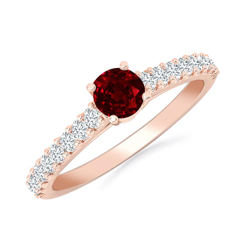 Rose Gold - Ruby