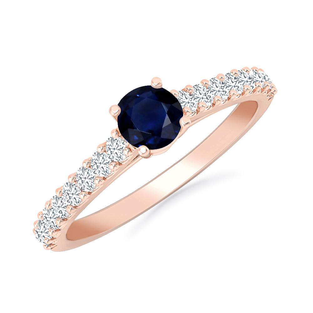 Rose Gold - Sapphire