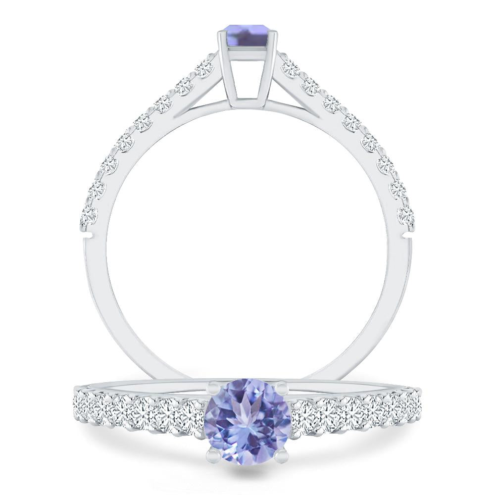 White Gold - Tanzanite