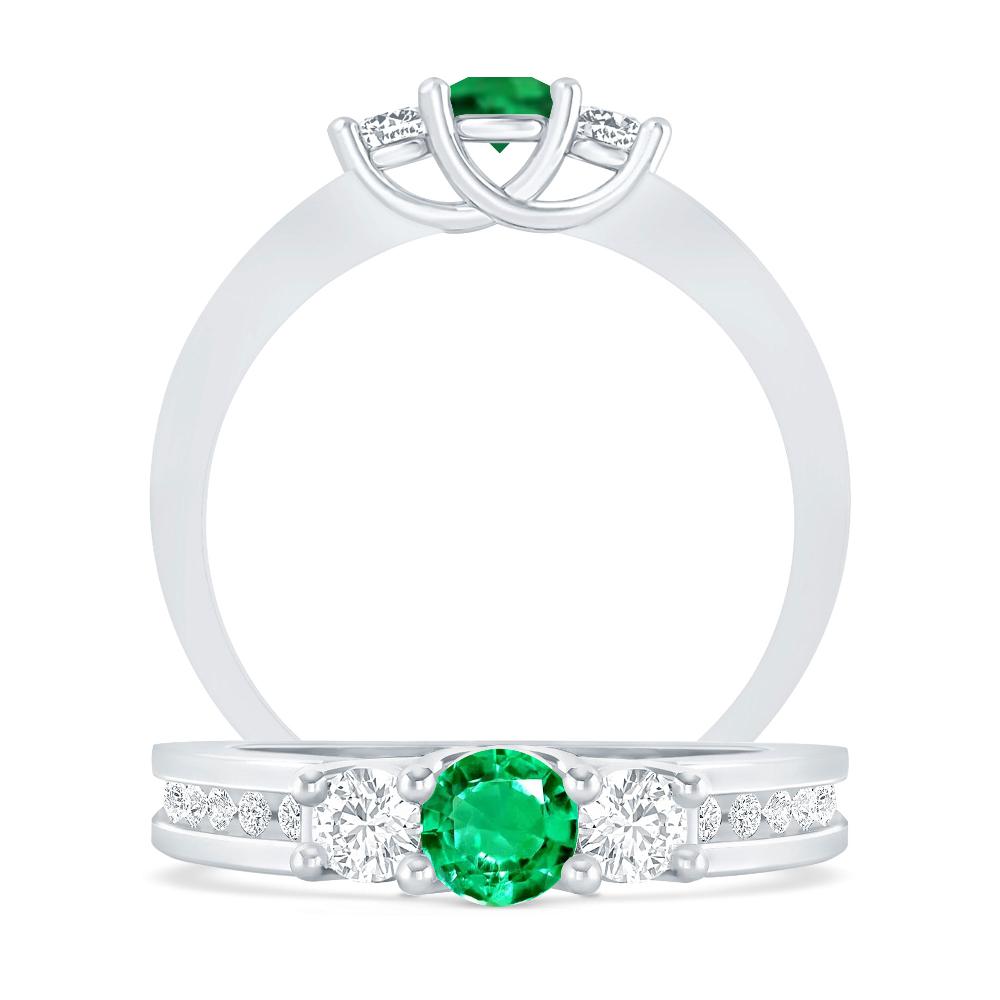 White Gold - Emerald