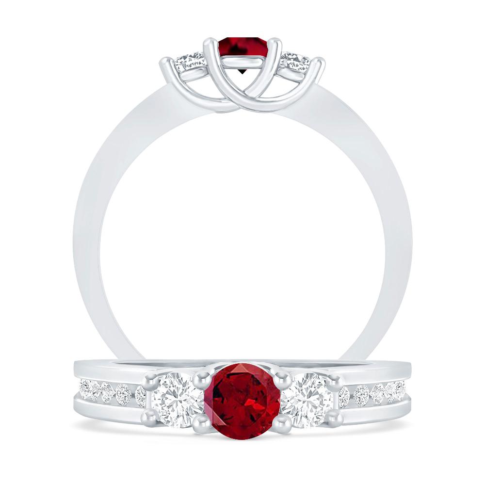 White Gold - Garnet