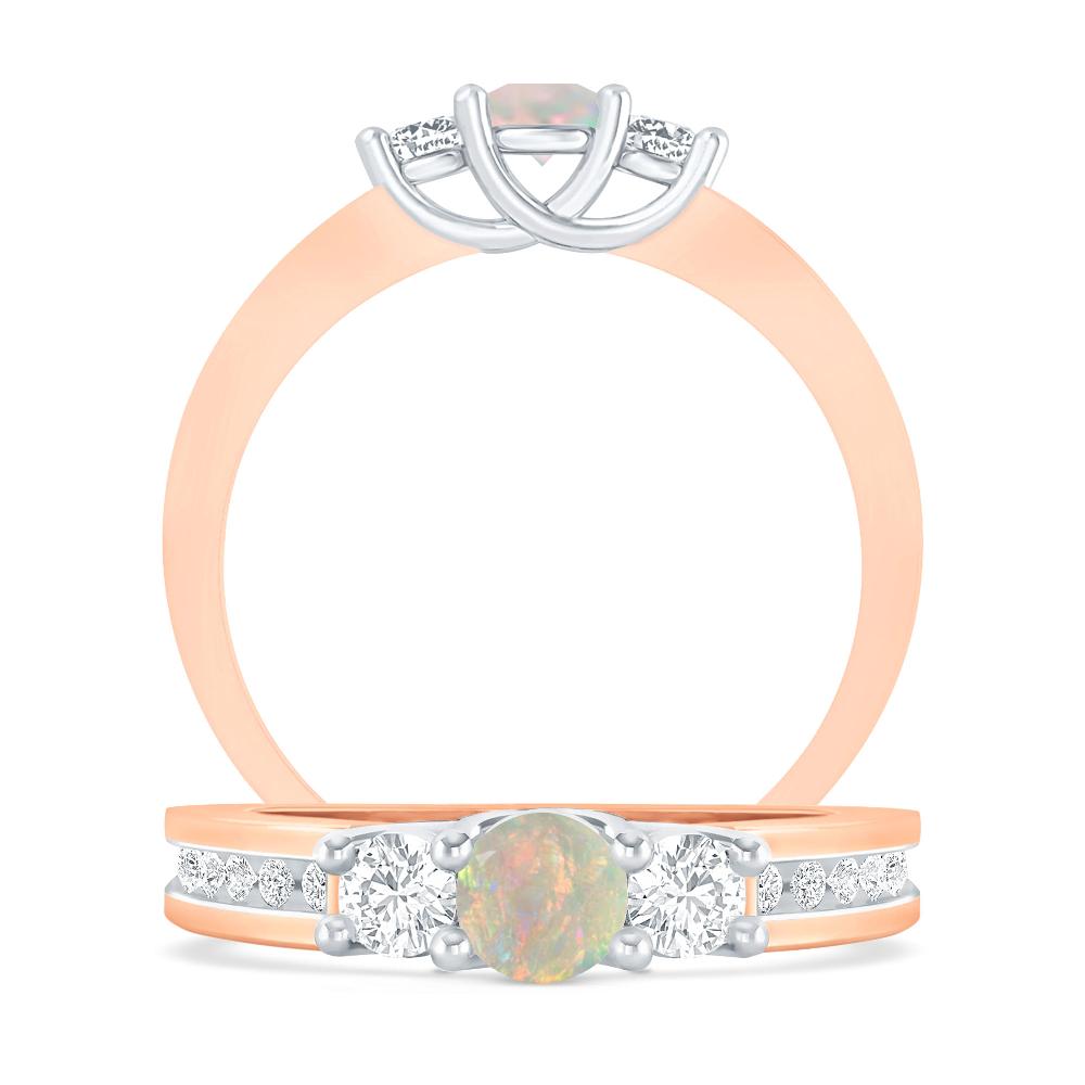 Rose Gold - Opal