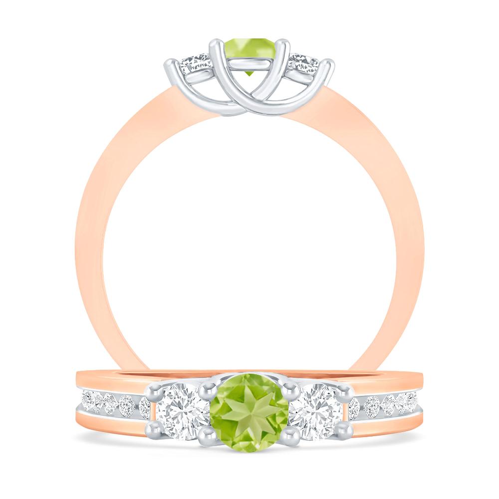 Rose Gold - Peridot