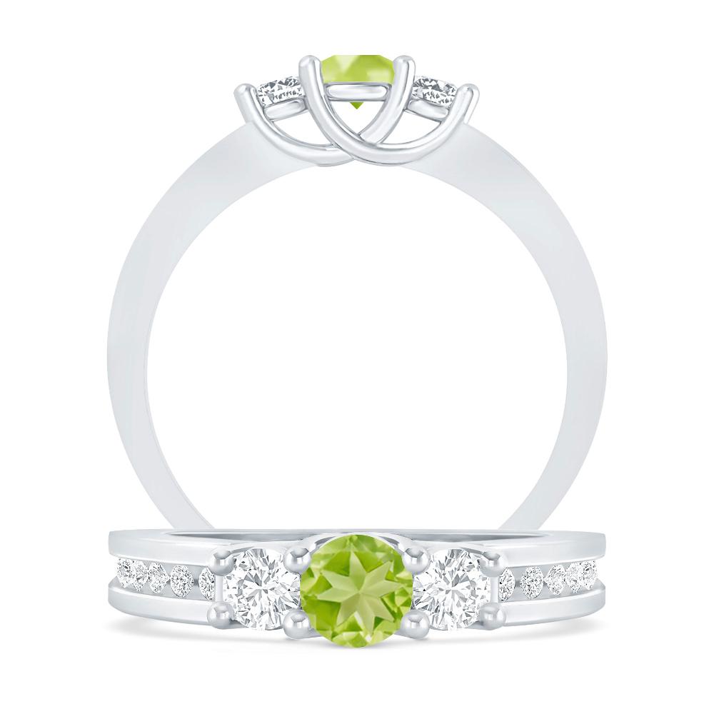 White Gold - Peridot