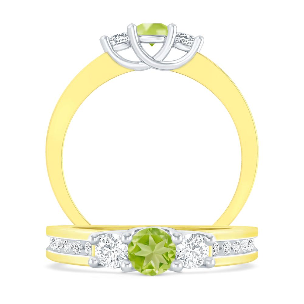 Yellow Gold - Peridot