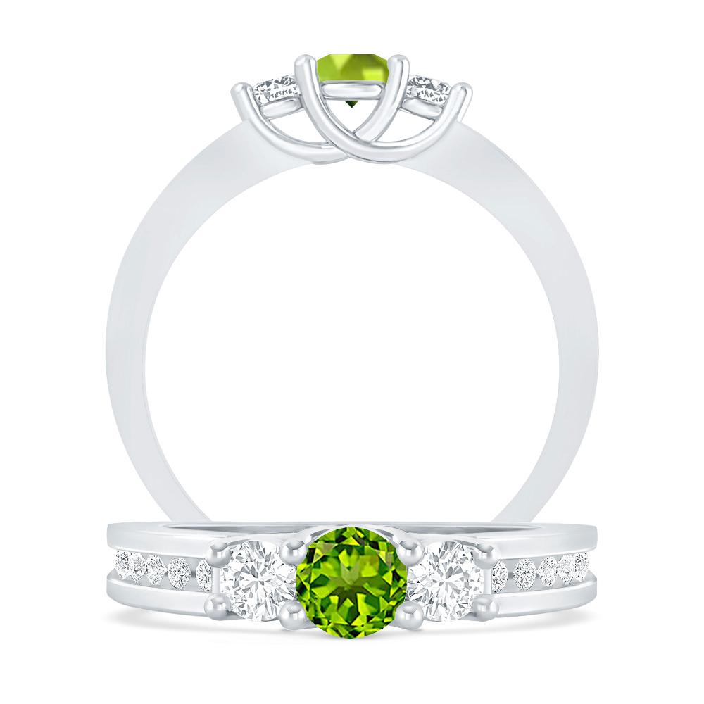 White Gold - Peridot