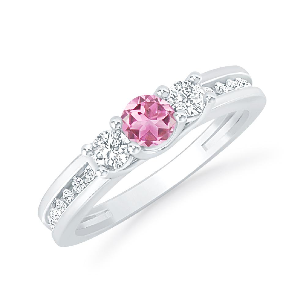 White Gold - Pink Tourmaline