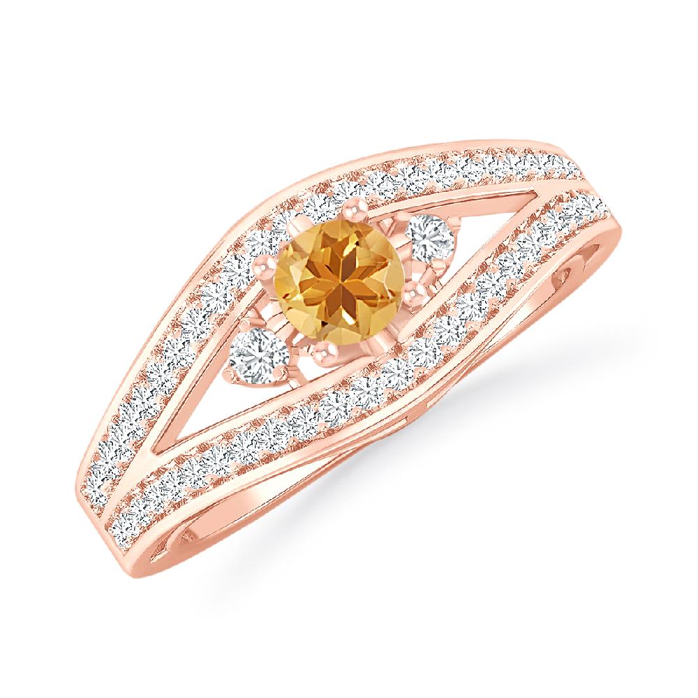 Rose Gold - Citrine