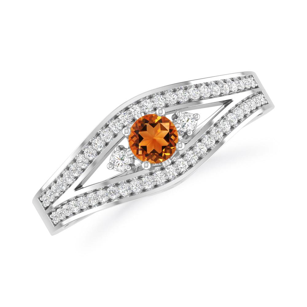 White Gold - Citrine