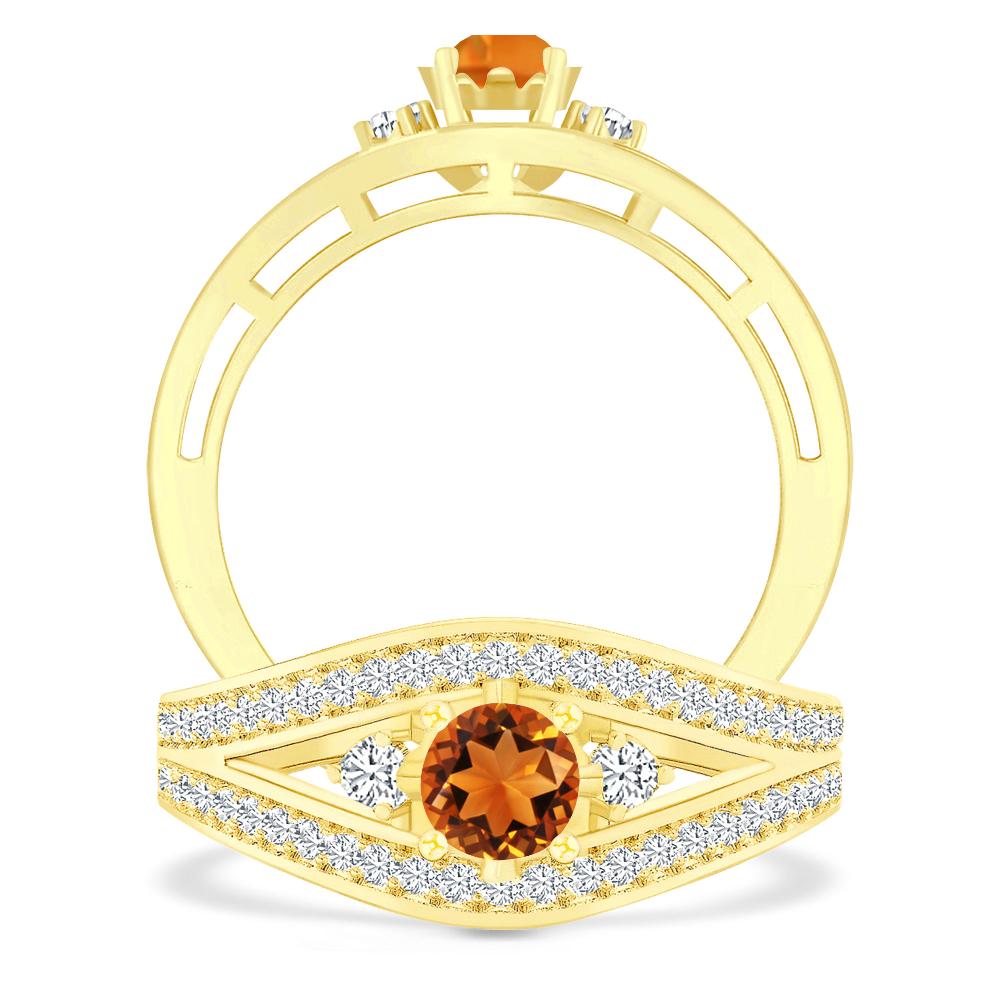 Yellow Gold - Citrine