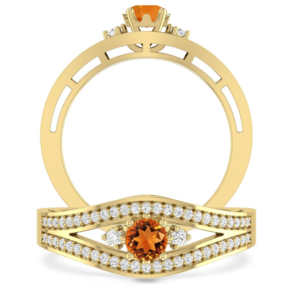 Yellow Gold - Citrine