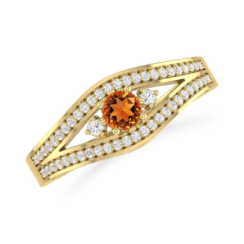 Yellow Gold - Citrine