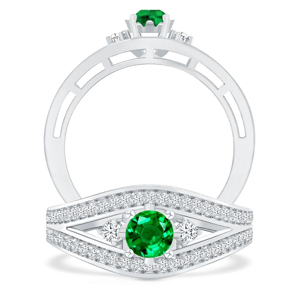 White Gold - Emerald