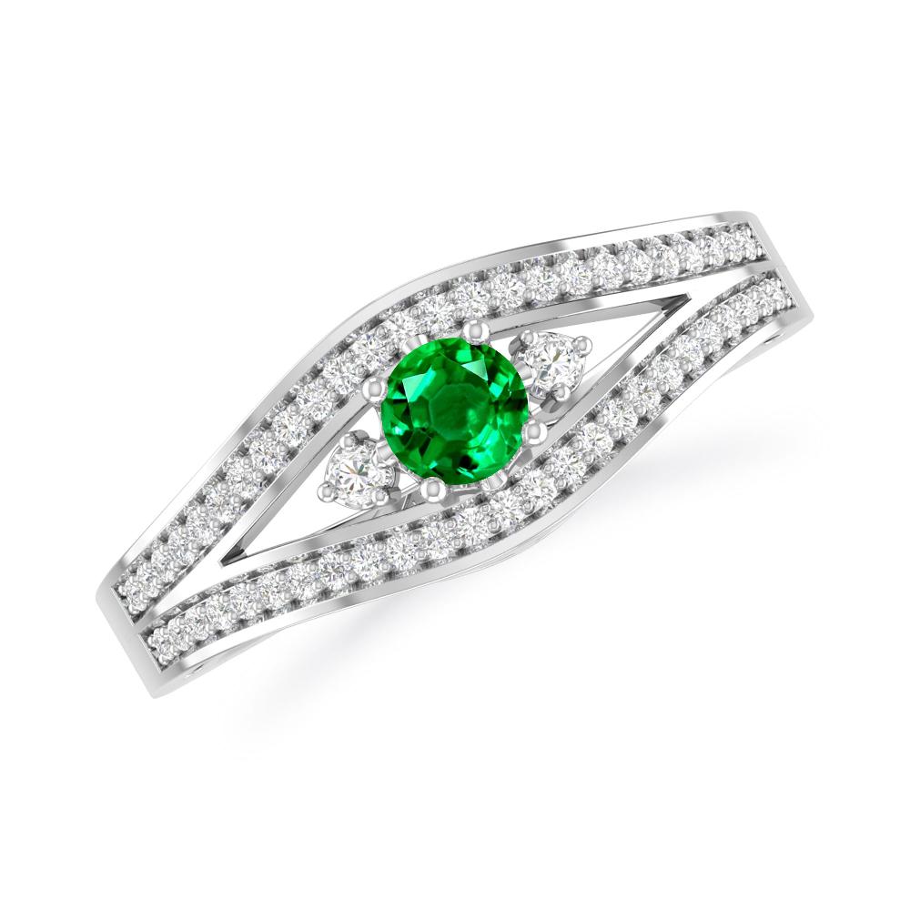 White Gold - Emerald