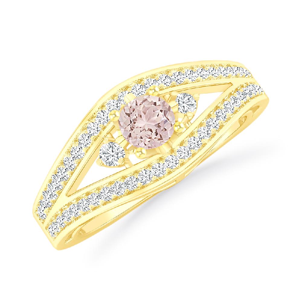 Yellow Gold - Morganite