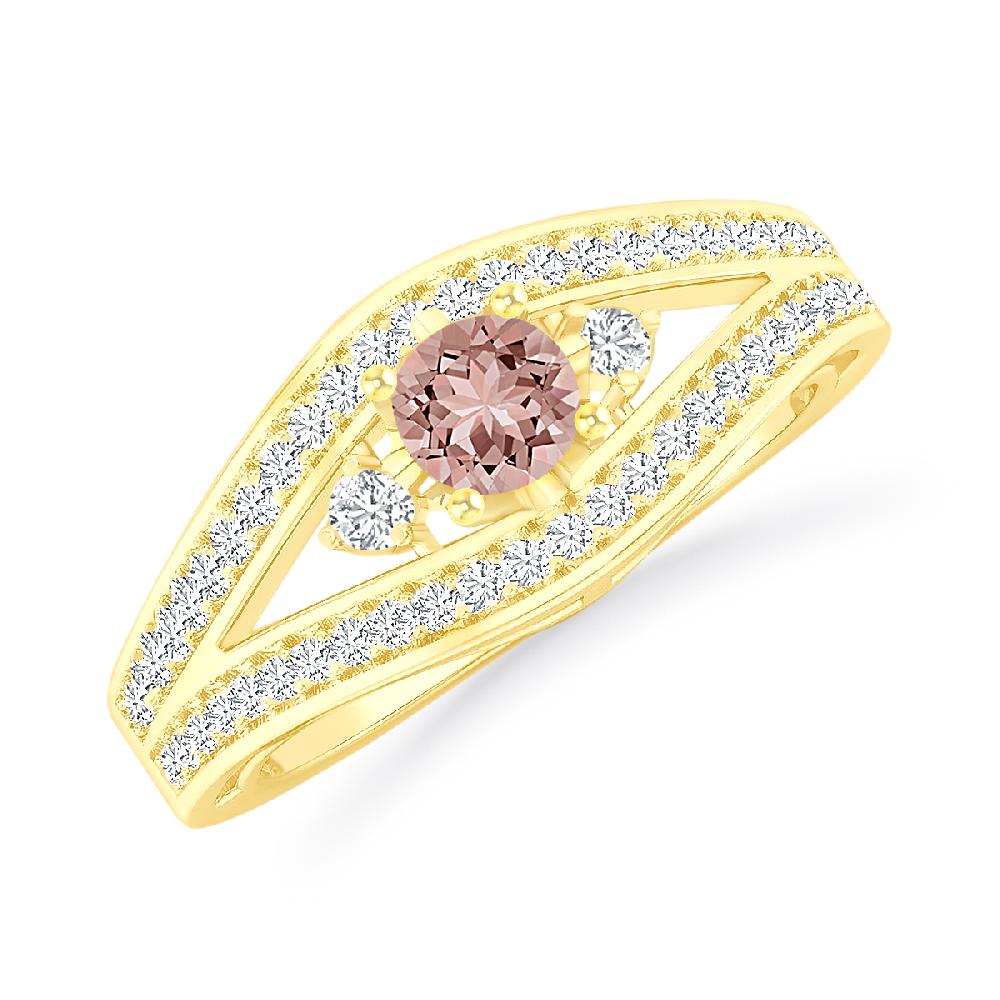 Yellow Gold - Morganite