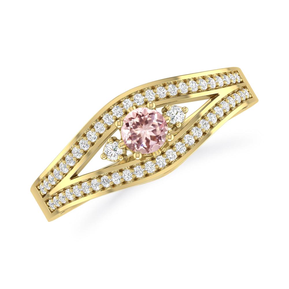 Yellow Gold - Morganite