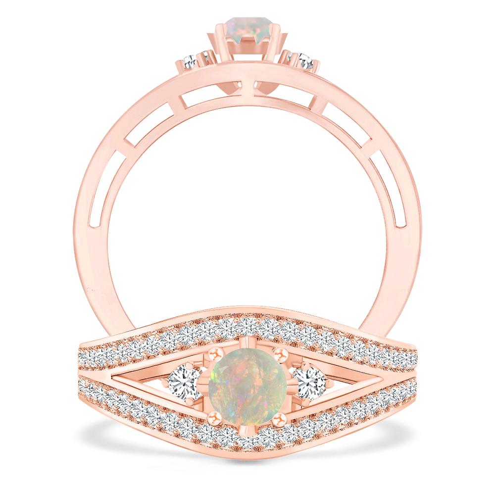 Rose Gold - Opal